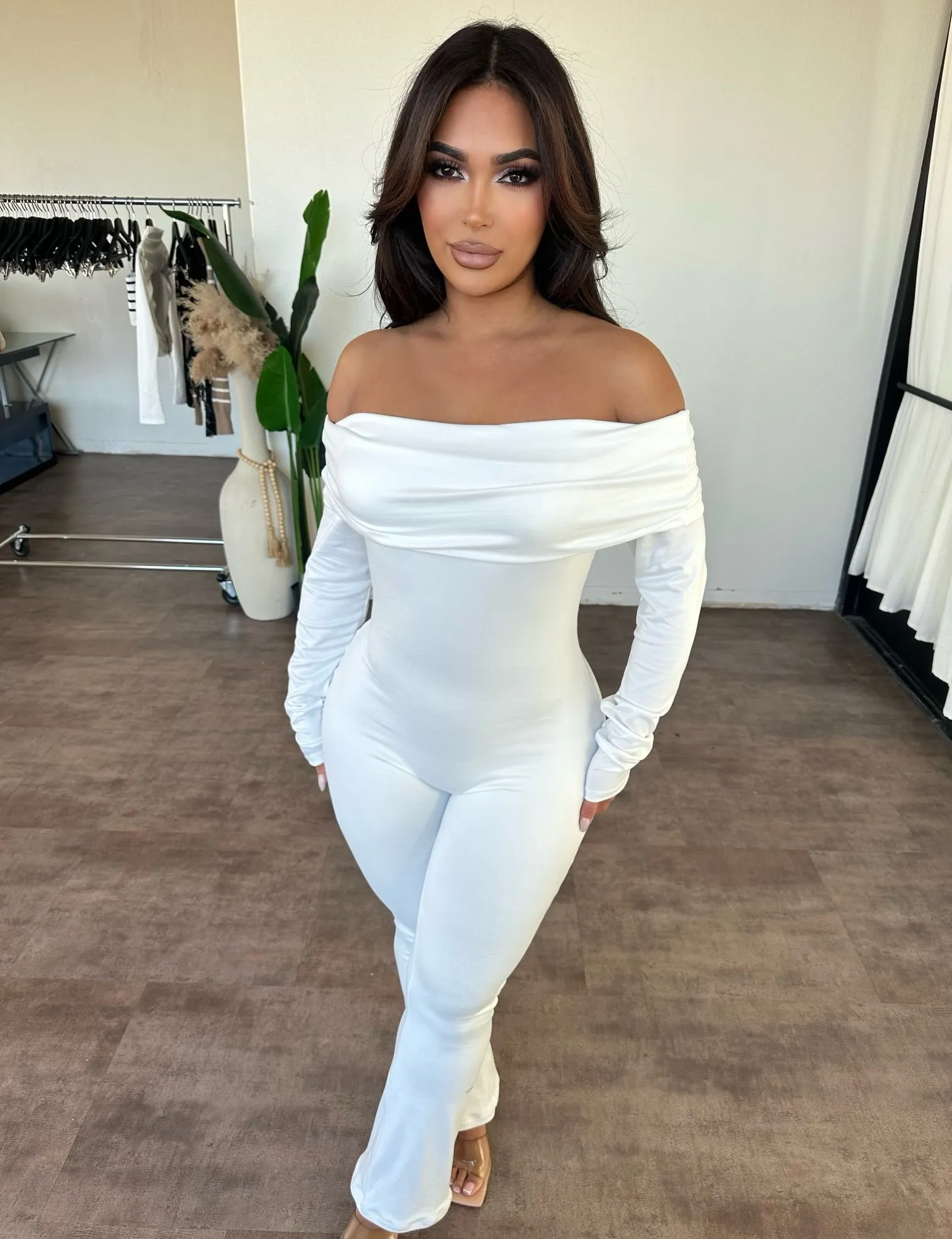 Lucy Jumpsuit (White) sold by OOTDFash