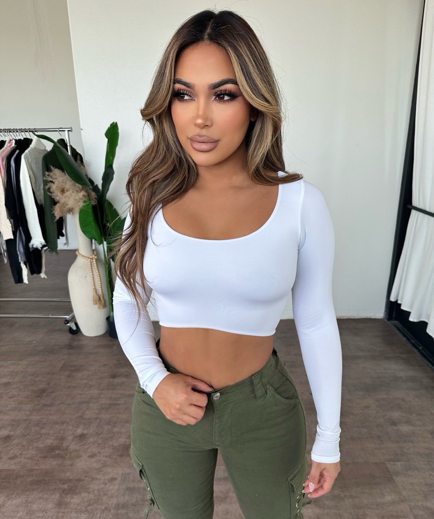 Ashley Top (White) sold by OOTDFash