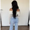 Connie Off Shoulder Top (Cream) sold by OOTDFash