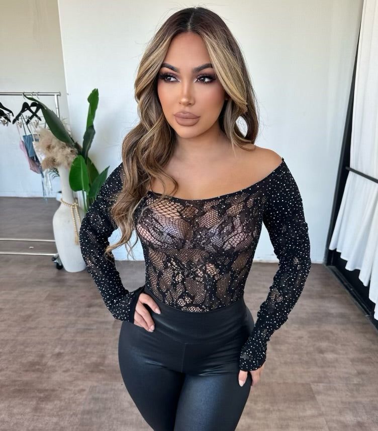 Macy Top (Black) sold by OOTDFash