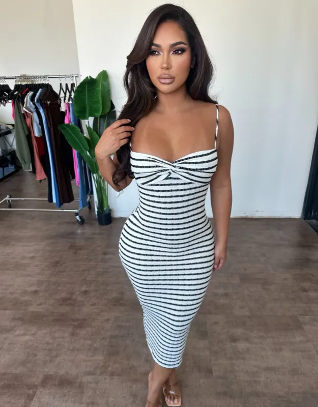 Kaley Dress(Ivory) sold by OOTDFash