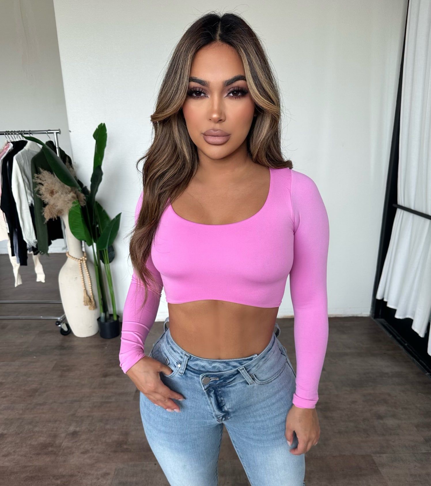 Ashley Top (Candy Pink) sold by OOTDFash