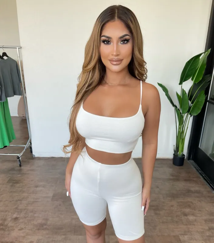 Lilian 2 Piece Set(White) sold by OOTDFash