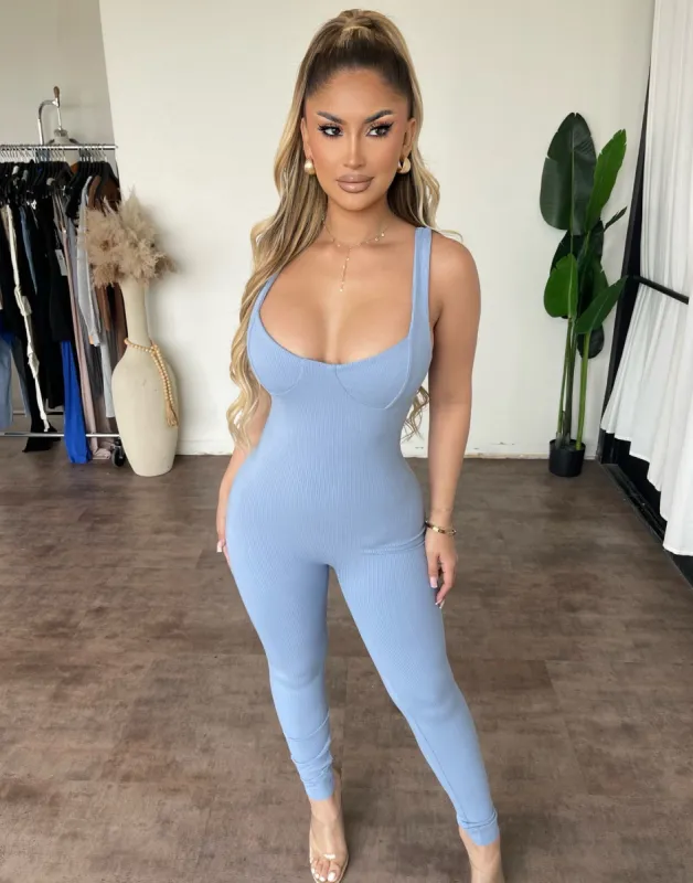 Naava Jumpsuit (Blue) sold by OOTDFash