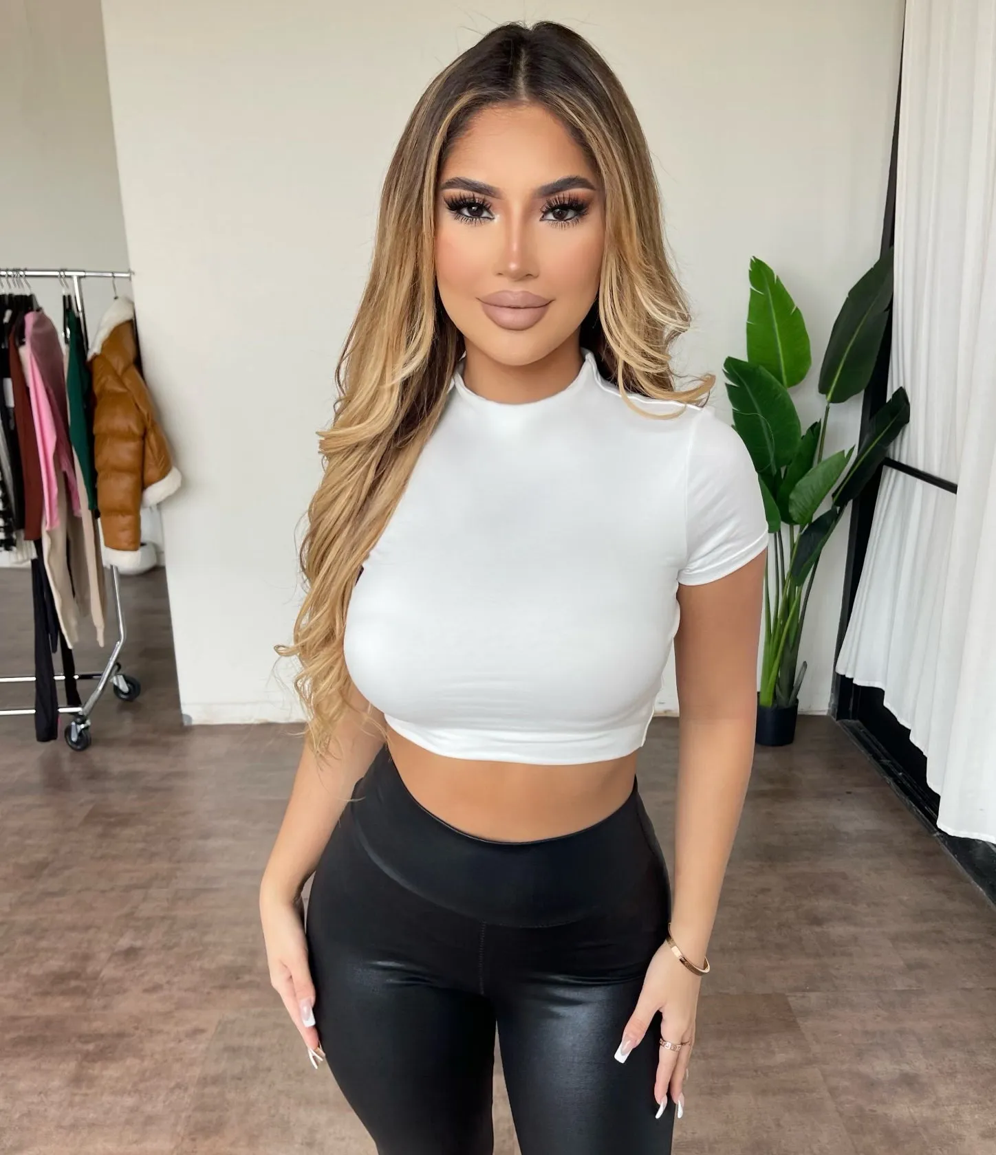 Nicky Cropped Top(White) sold by OOTDFash