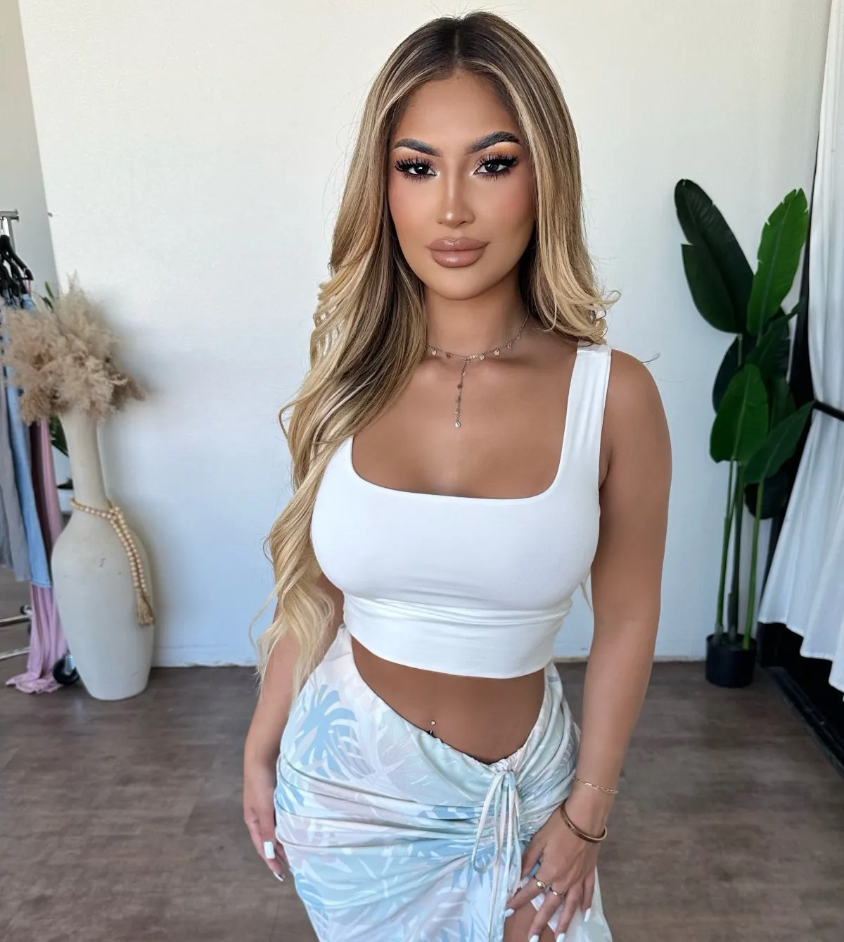 Gisele Top (White) sold by OOTDFash