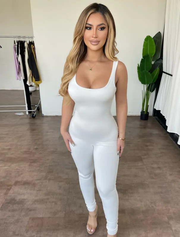 Dira Tank Jumpsuit(Ivory) sold by OOTDFash