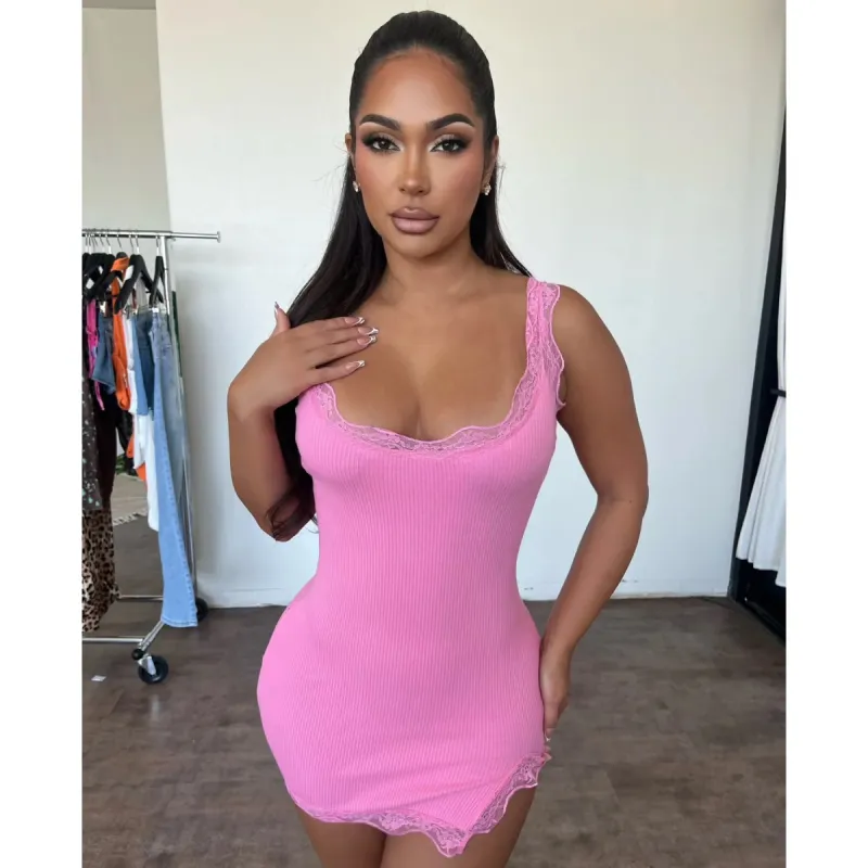 Isabella Dress (Pink) sold by OOTDFash