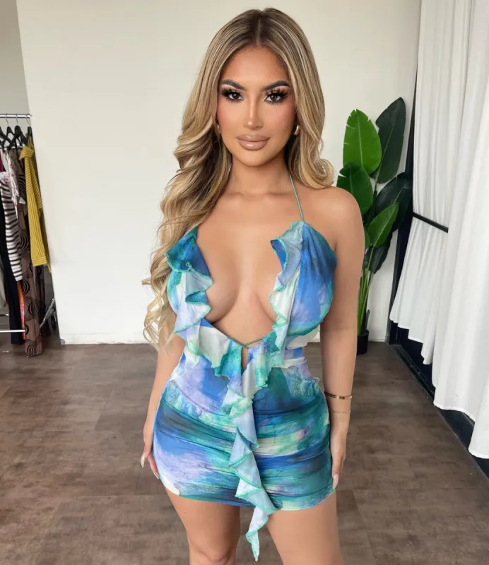 Mari Dress (Green) sold by OOTDFash