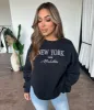 New York Crewneck (Black) sold by OOTDFash