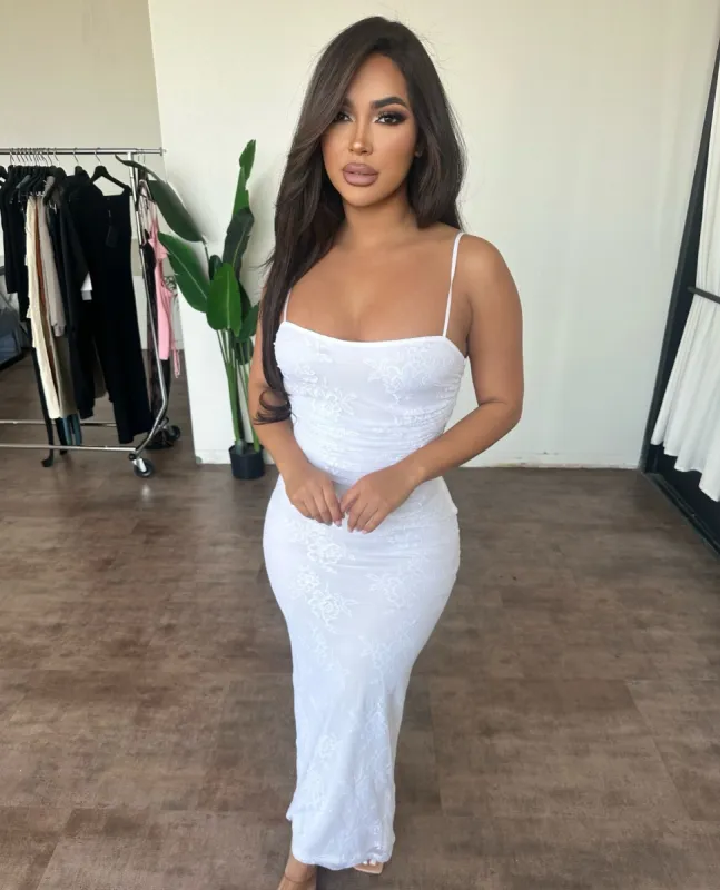 Wendy Dress (White/Ivory) sold by OOTDFash