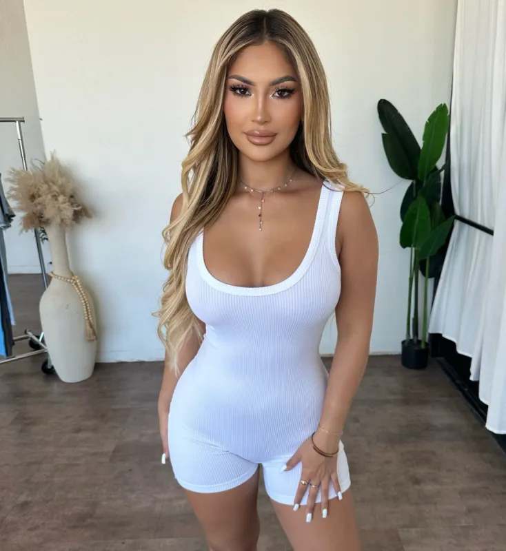 Ingrid Romper (White) sold by OOTDFash