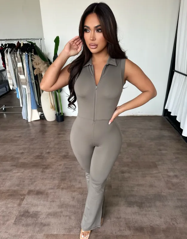 Helena Jumpsuit (Olive) made by Mono B