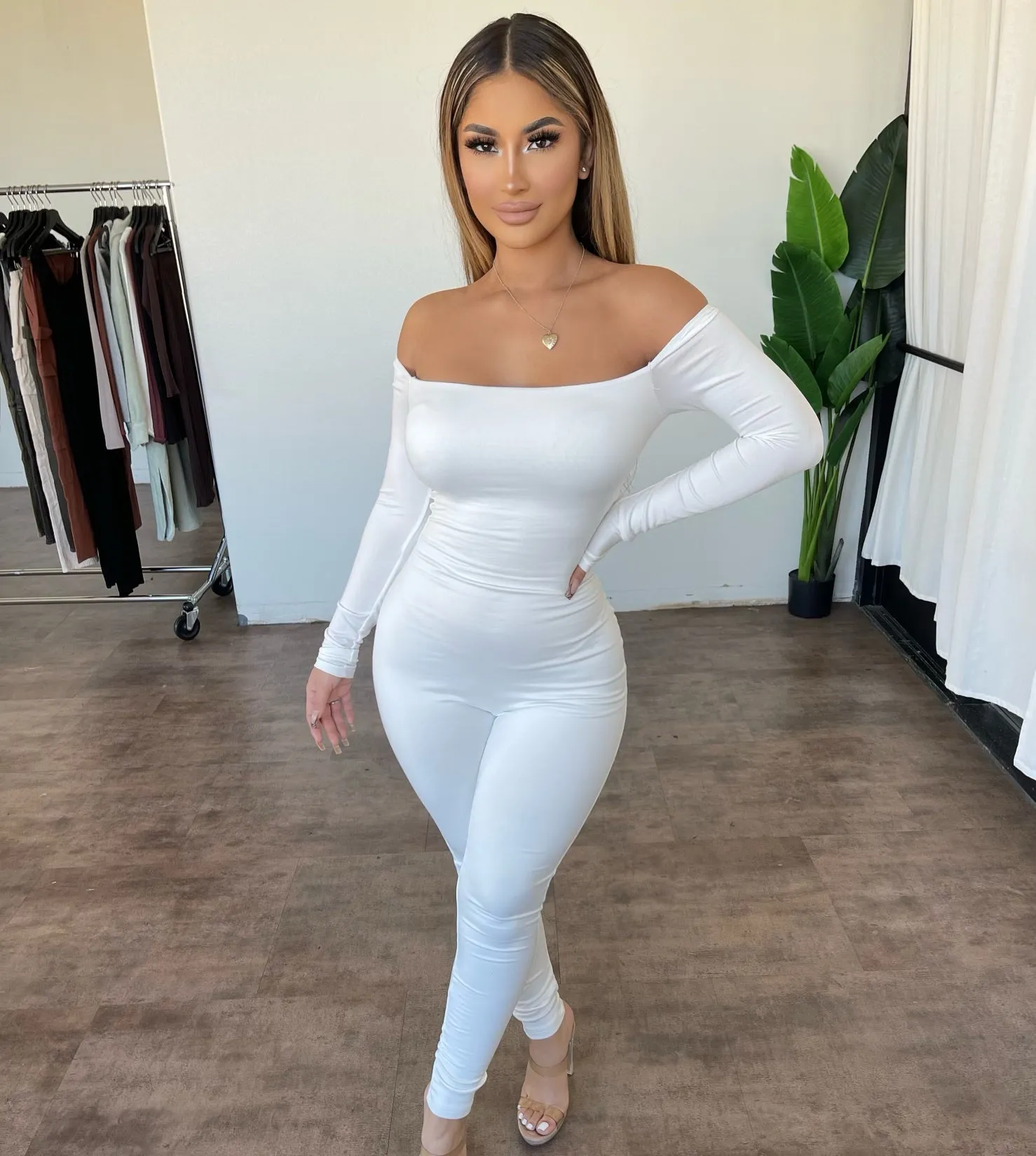 Gaby Jumpsuit(White) sold by OOTDFash