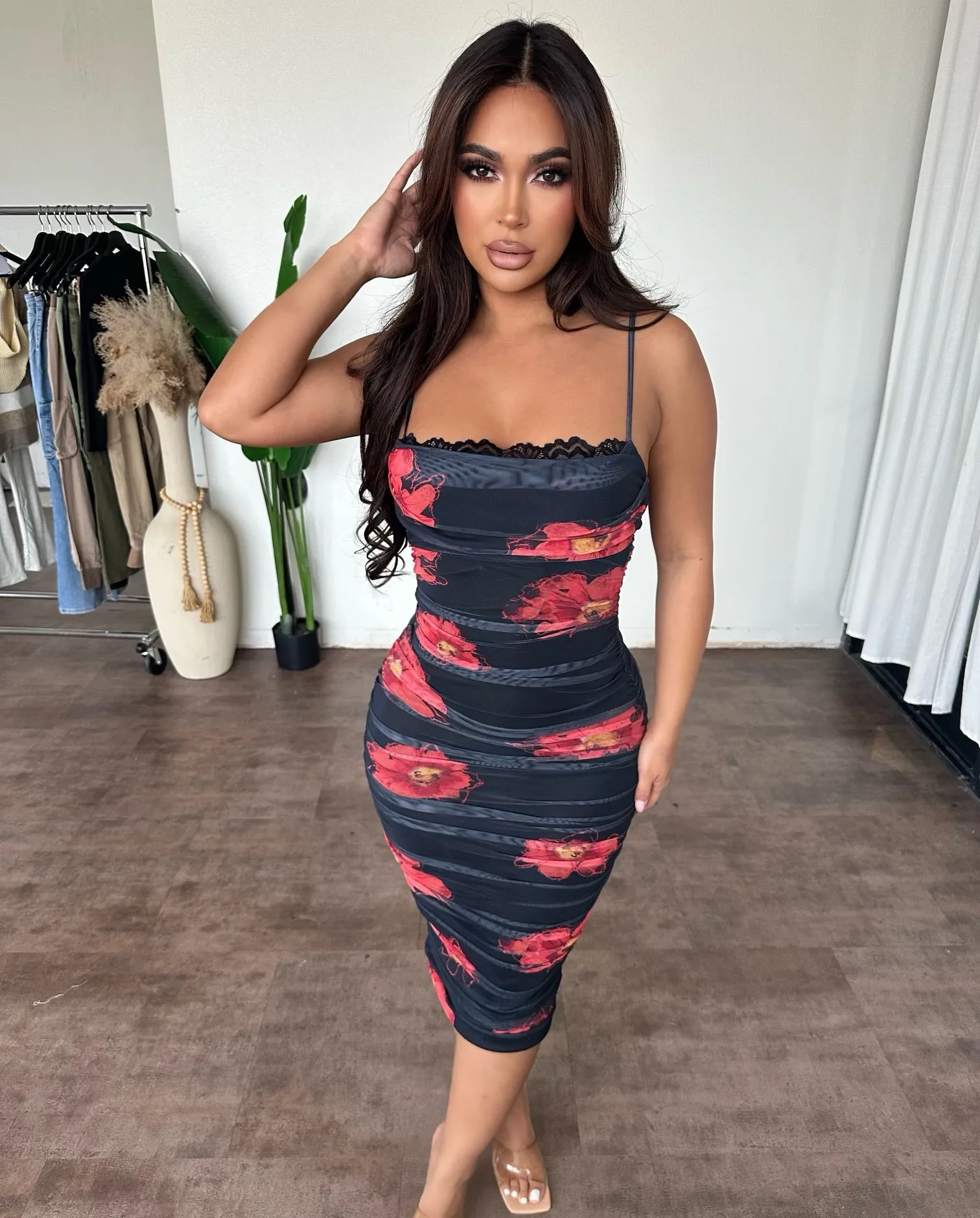 Yasmin Dress (Black) sold by OOTDFash