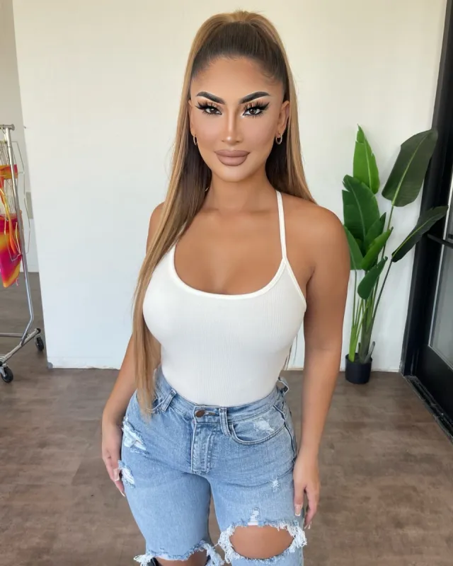 Zade Bodysuit(White) sold by OOTDFash