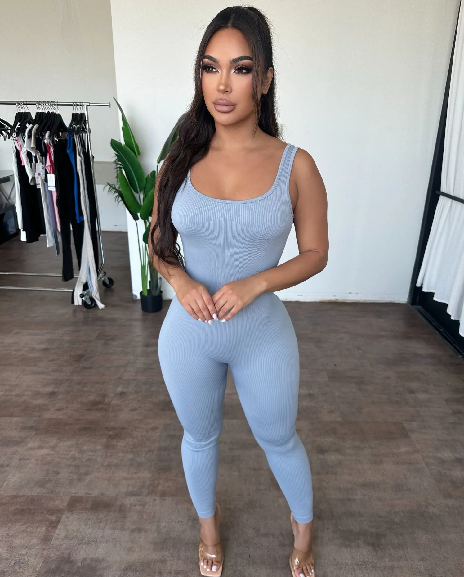 Rebecca Jumpsuit (Grey) sold by OOTDFash