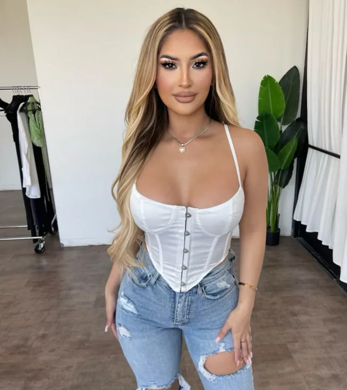 Ivette Top(White) sold by OOTDFash