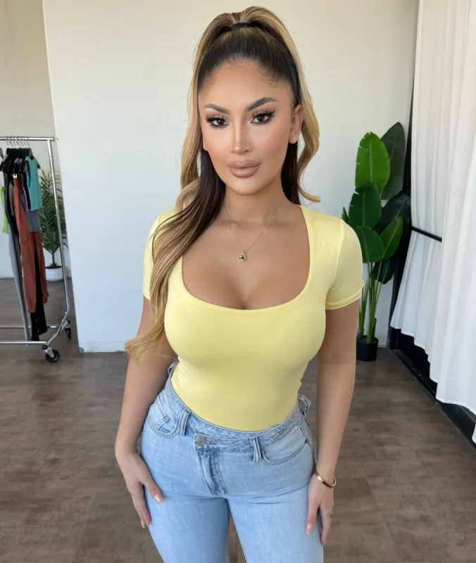 Nadia Top(Yellow) sold by OOTDFash