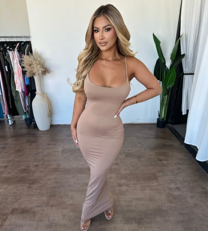 Cinthya Dress (Nude) sold by OOTDFash