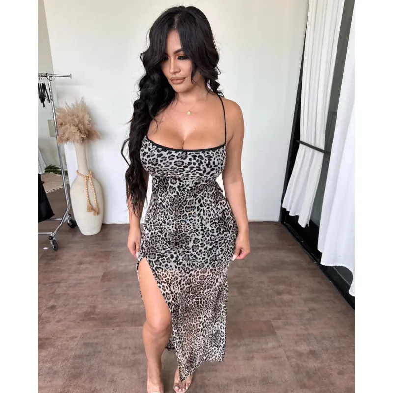 Giana Dress (Black/Grey) sold by OOTDFash