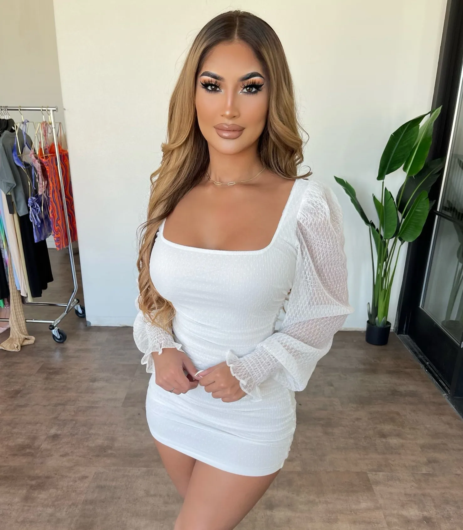 Kelsey Dress(White) sold by OOTDFash