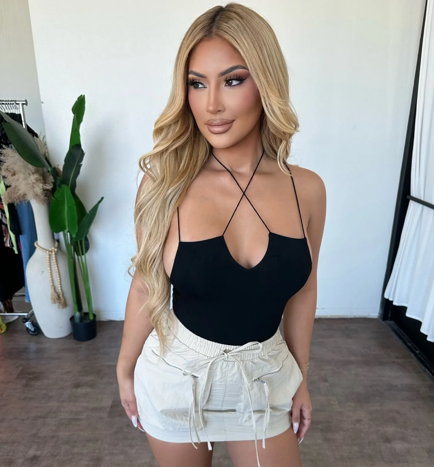 Maria Bodysuit (Black) sold by OOTDFash