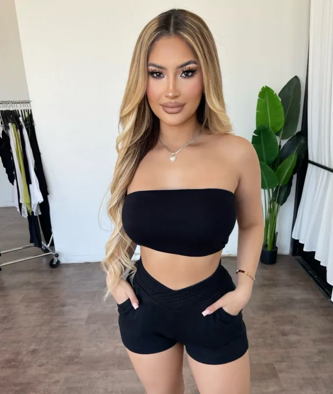 Mariah Tube Top(Black) sold by OOTDFash