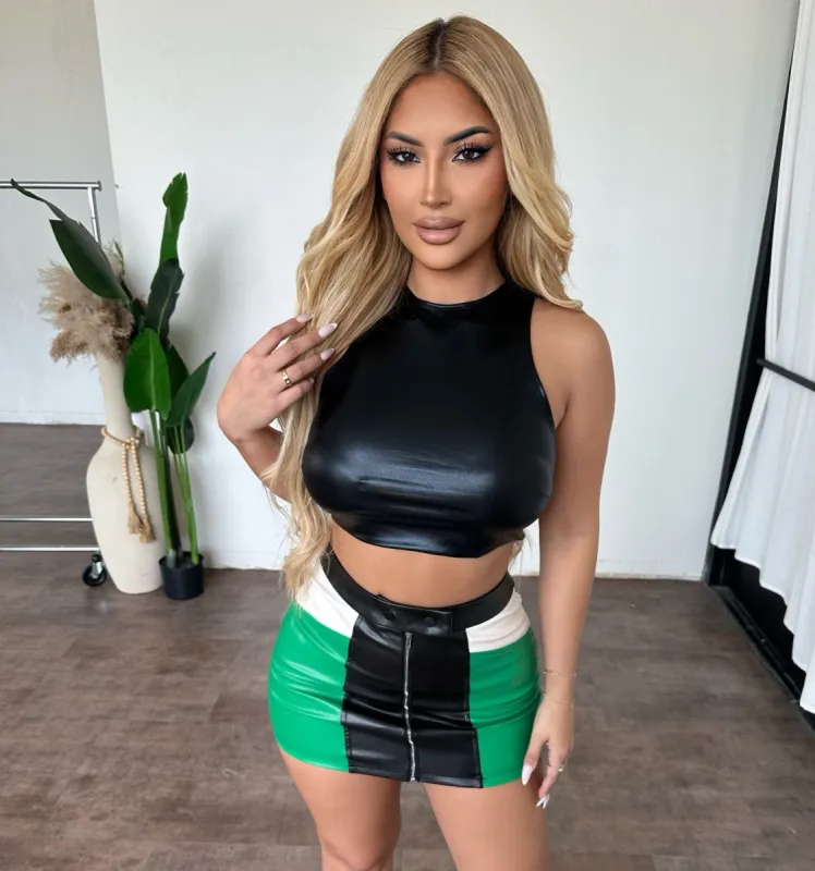 Cardi Skirt (Green) sold by OOTDFash