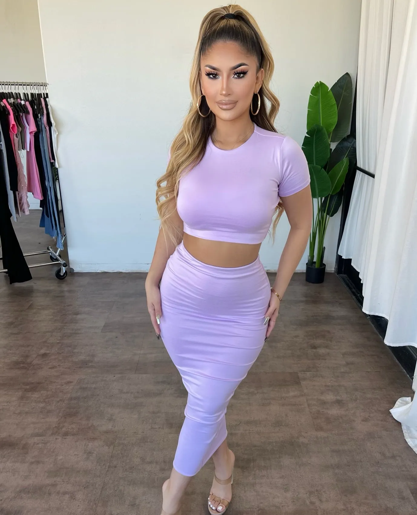 Lindsey 2 Piece Set(Lavender) sold by OOTDFash