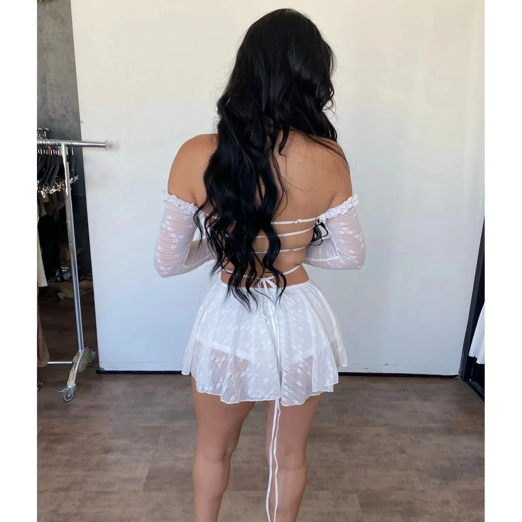 Francis Dress (White) sold by OOTDFash product image thumbnail 2