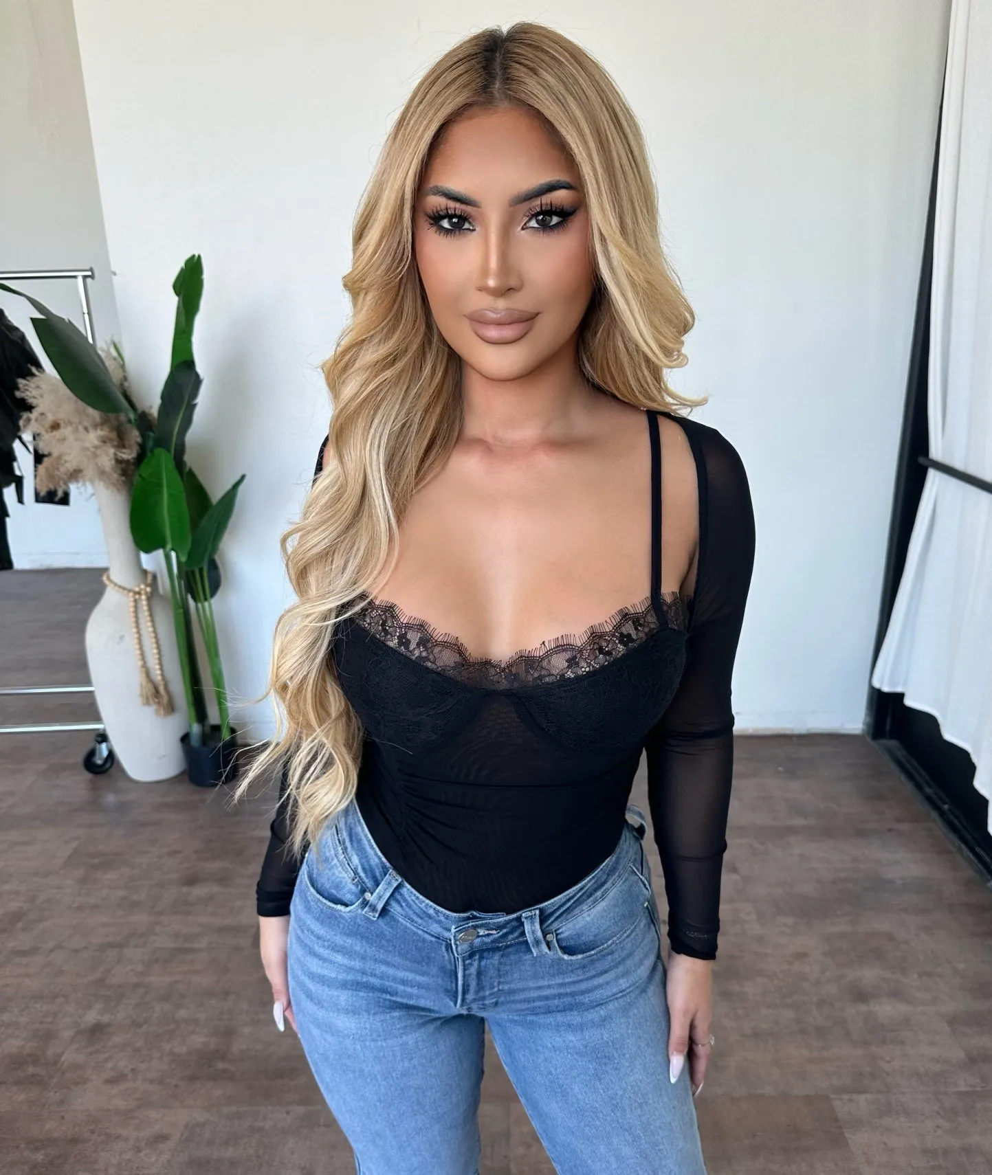 Gertina Top (Black) sold by OOTDFash