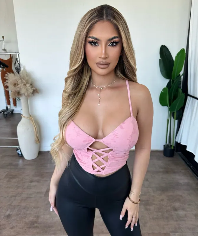 Velda Top (Pink) sold by OOTDFash