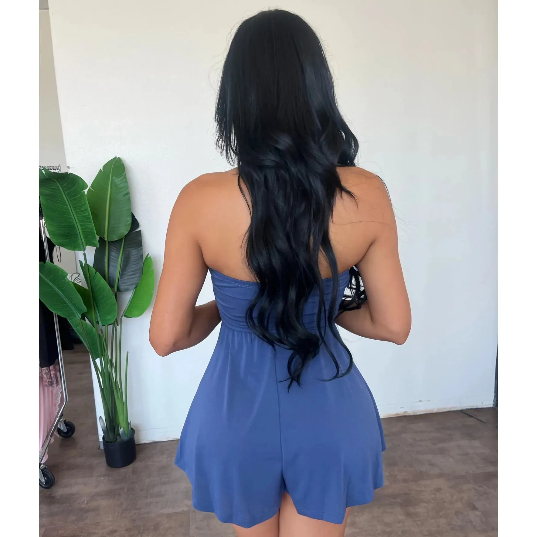 Ashley Romper(Denim Blue) sold by OOTDFash product image thumbnail 2