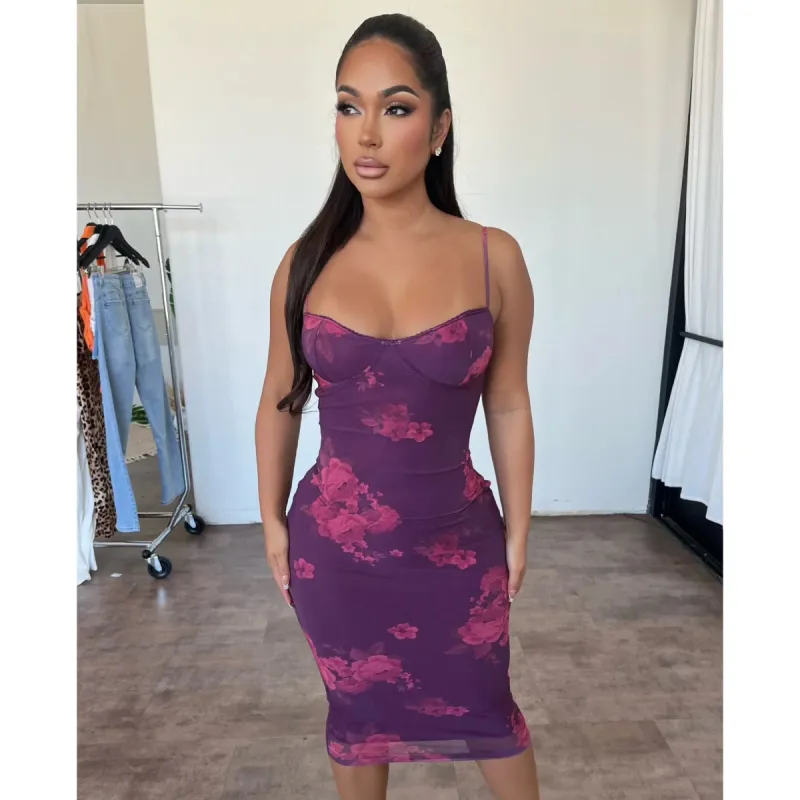 Everly Dress (Purple) sold by OOTDFash