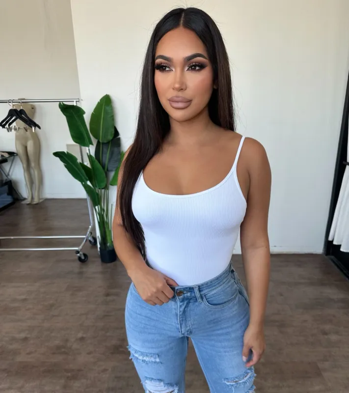Hailey Bodysuit (White) sold by OOTDFash