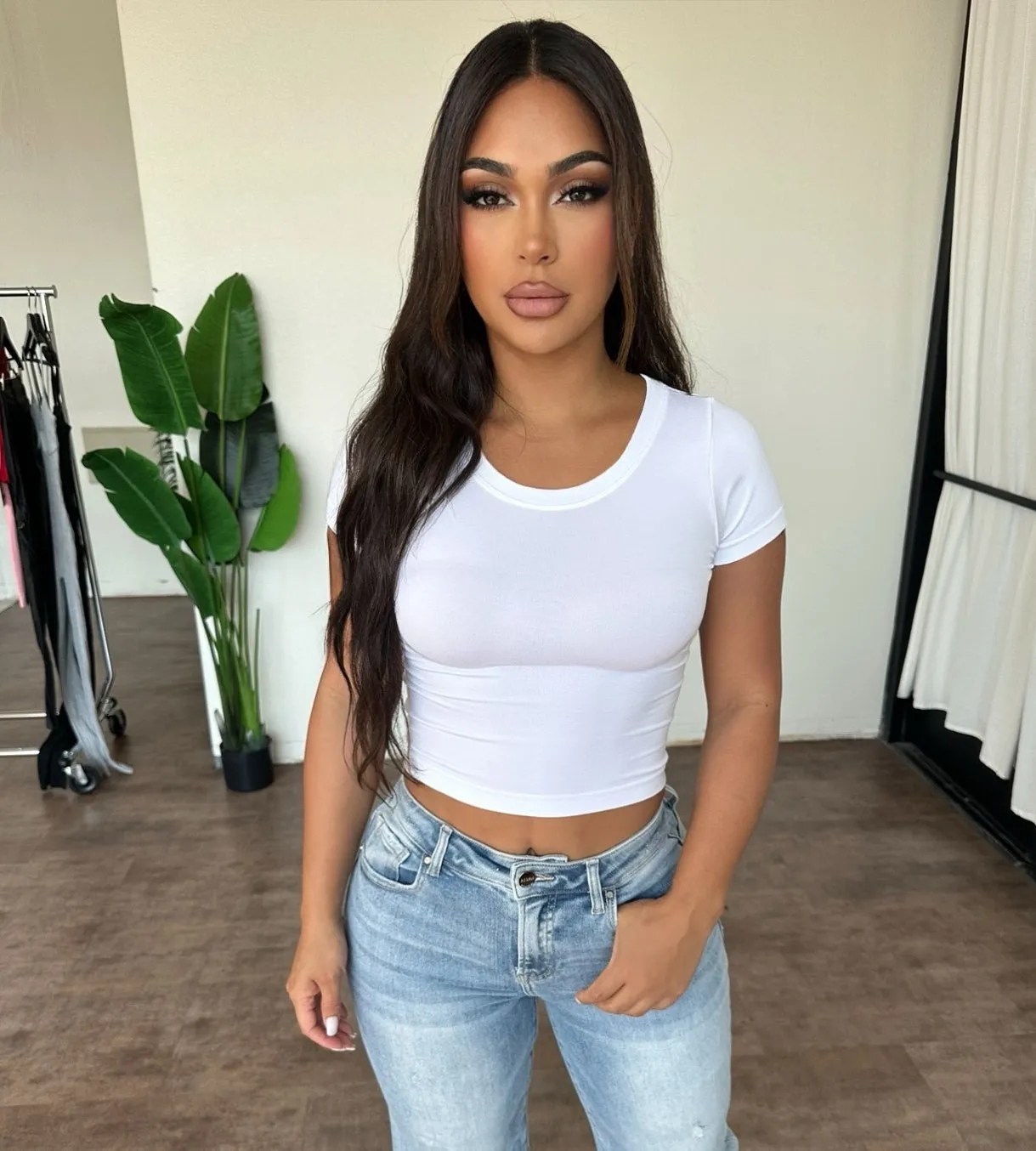 Kathy Crop Top (White) sold by OOTDFash