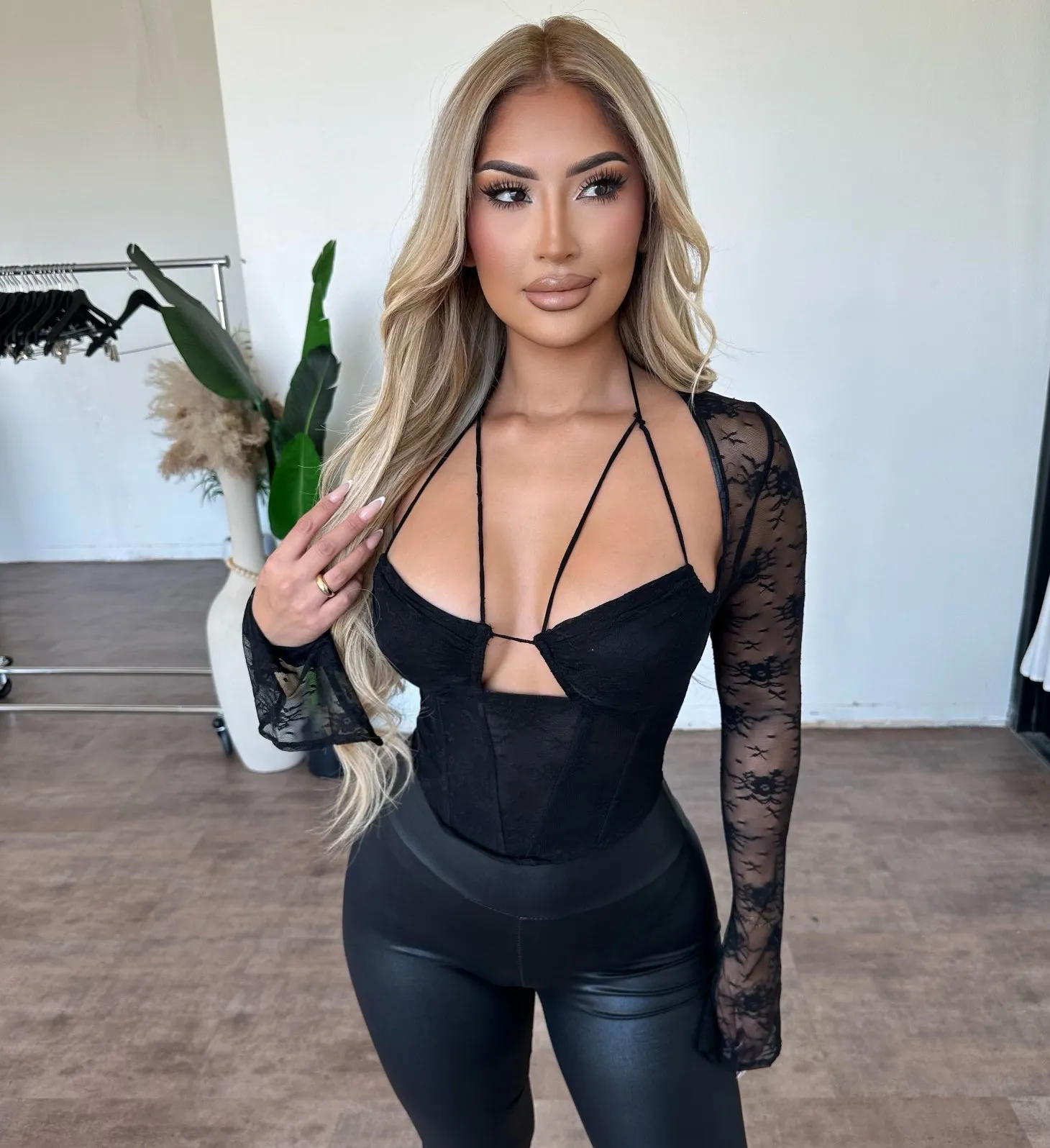 Stacy Corset Top(Black) sold by OOTDFash