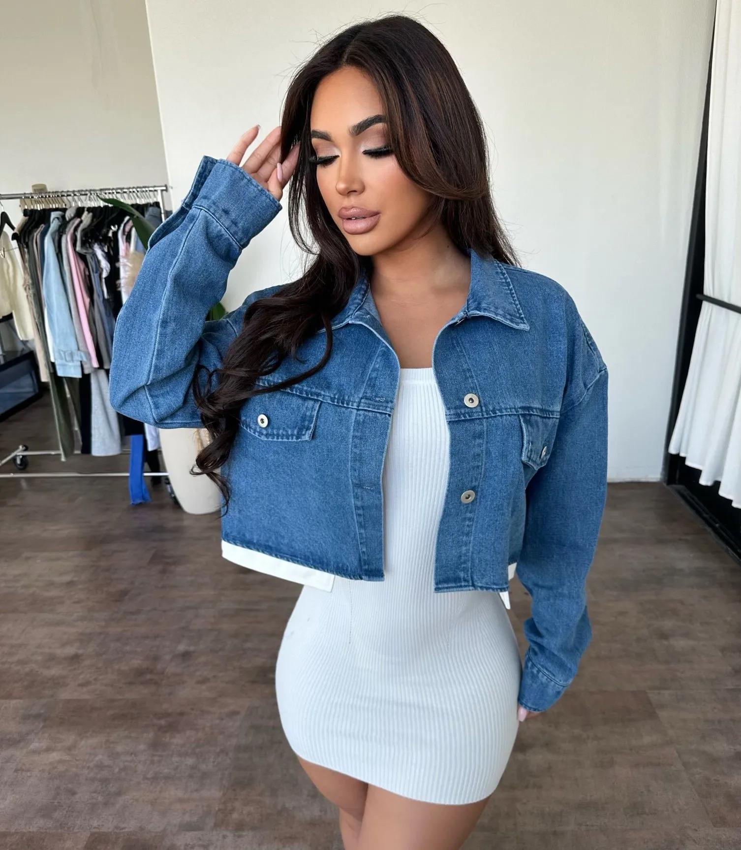 Madison Jacket (Denim) sold by OOTDFash