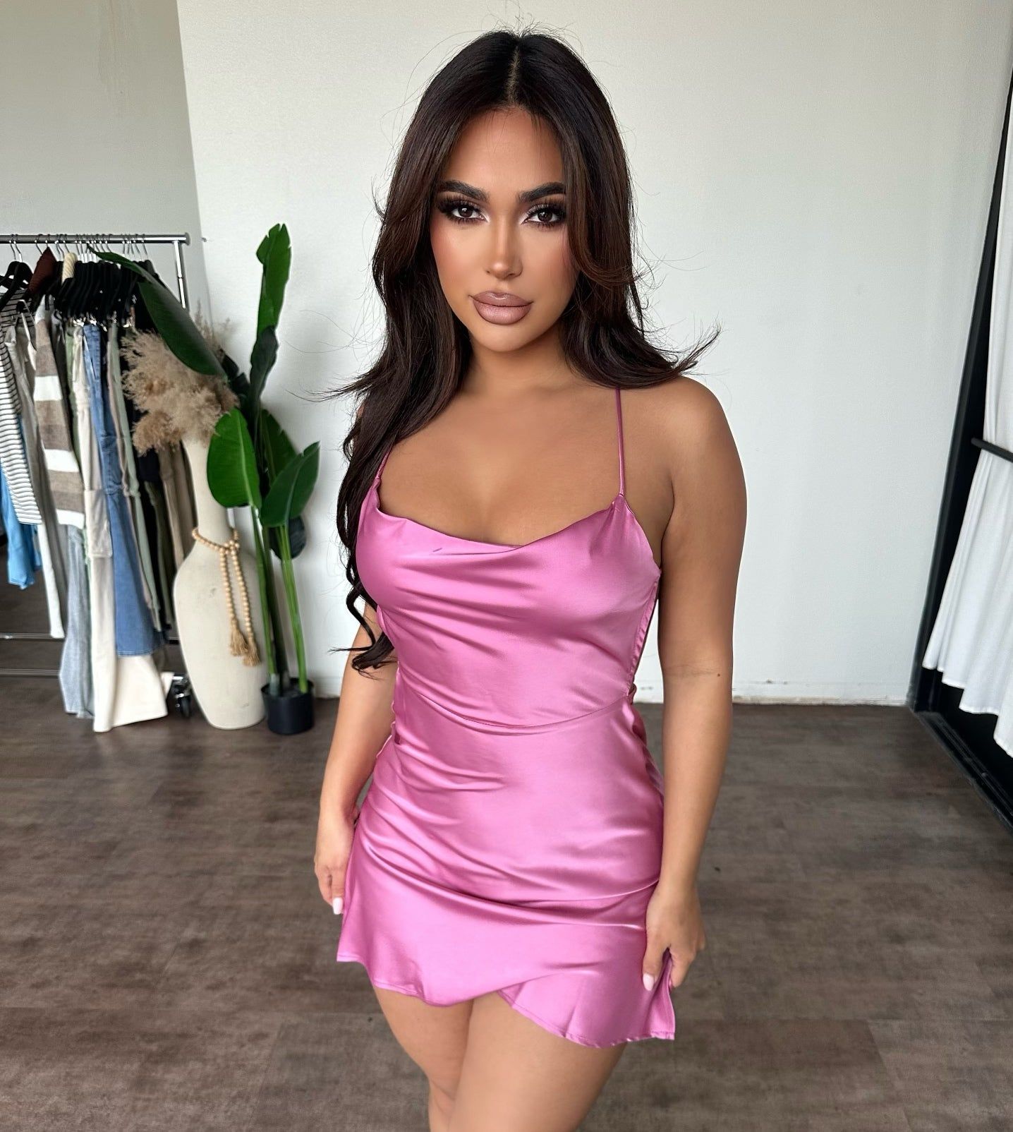 Harlee Dress (Berry) sold by OOTDFash