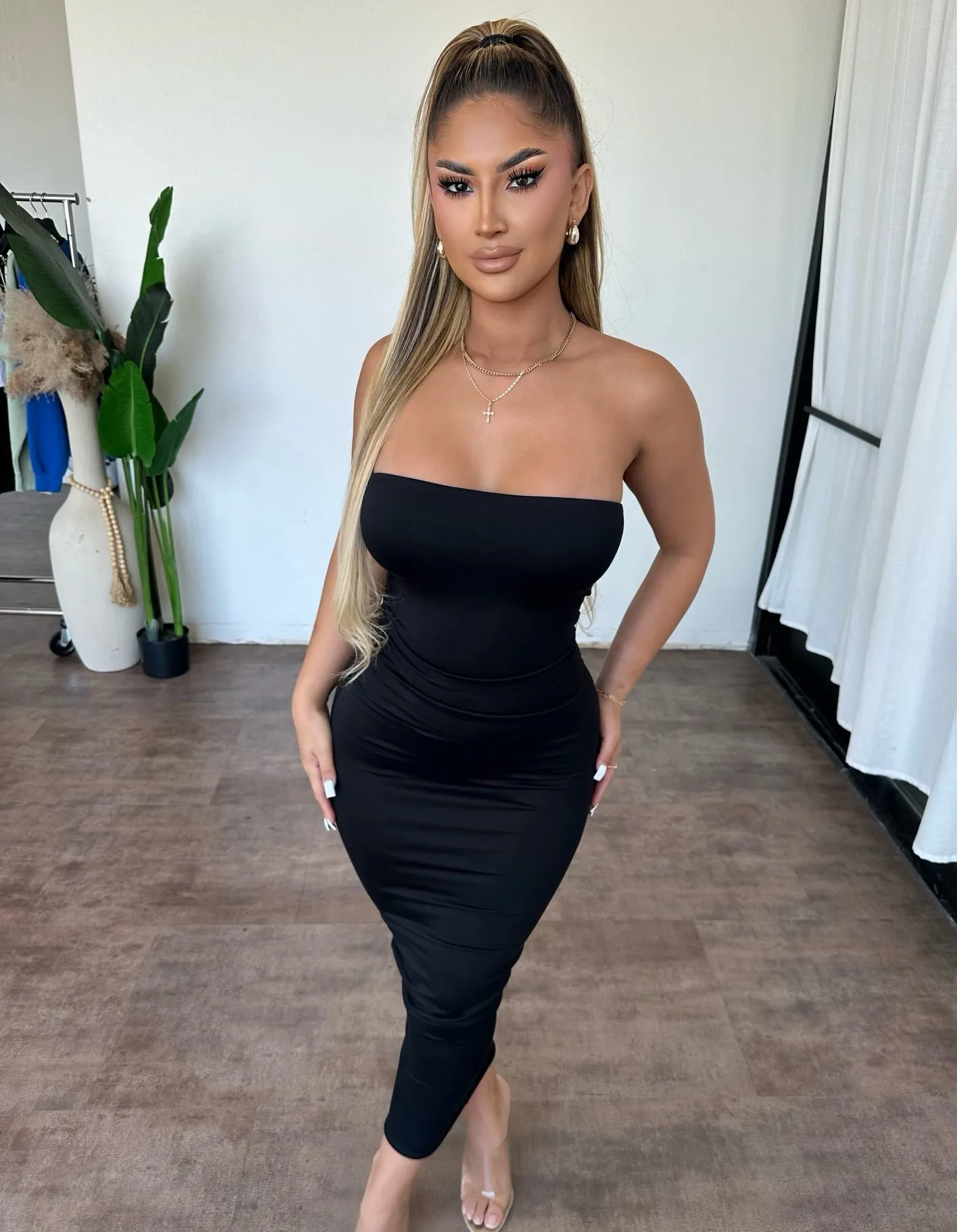 Cindy Dress (Black) sold by OOTDFash