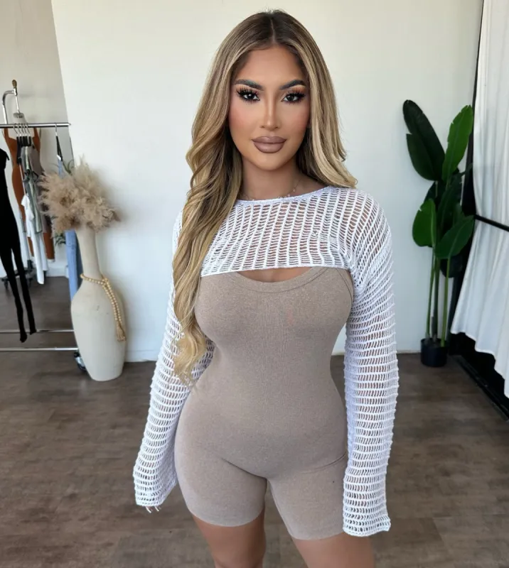 Nelly Top (White) sold by OOTDFash