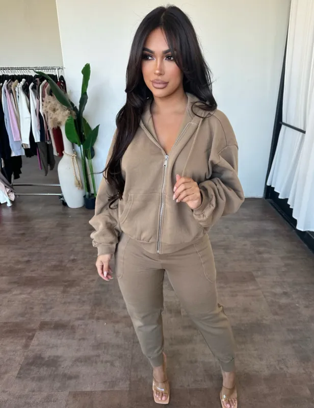 Karen Joggers (Mocha) sold by OOTDFash