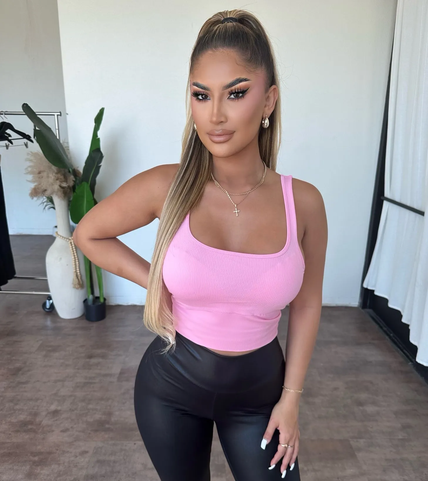 Letty Top (Pink) sold by OOTDFash