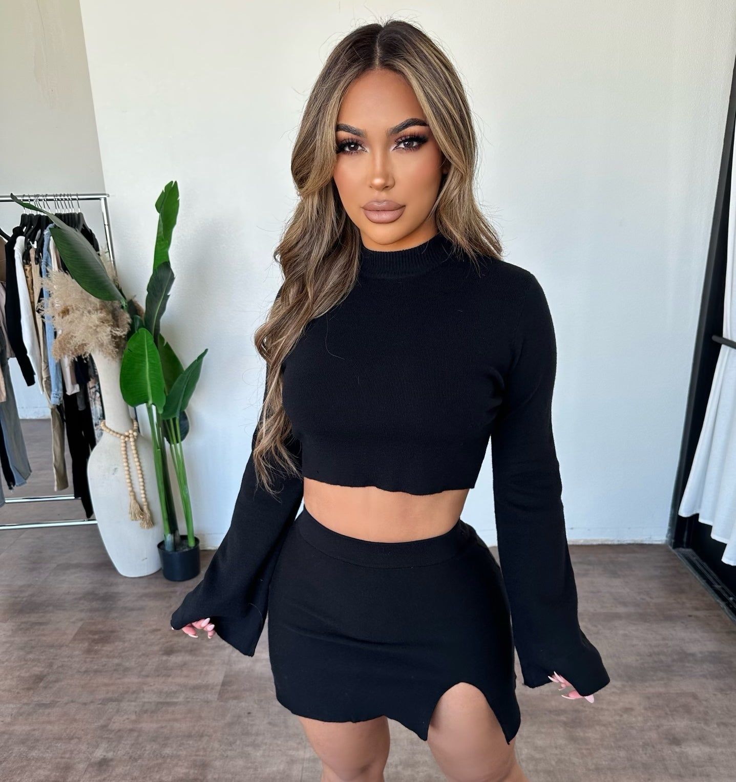 Ann Set (Black) sold by OOTDFash