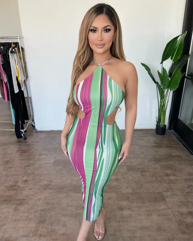 Bella Dress(Green) sold by OOTDFash