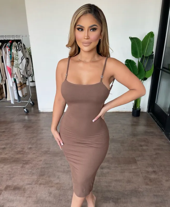 Catrina Dress(Brown) sold by OOTDFash