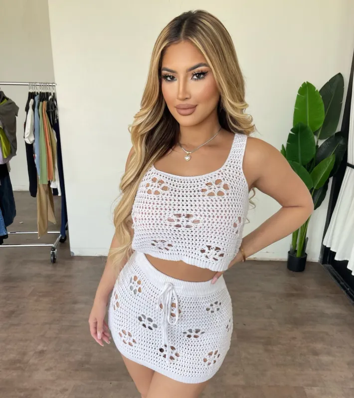 Gracey Knitted Set(Off White) sold by OOTDFash