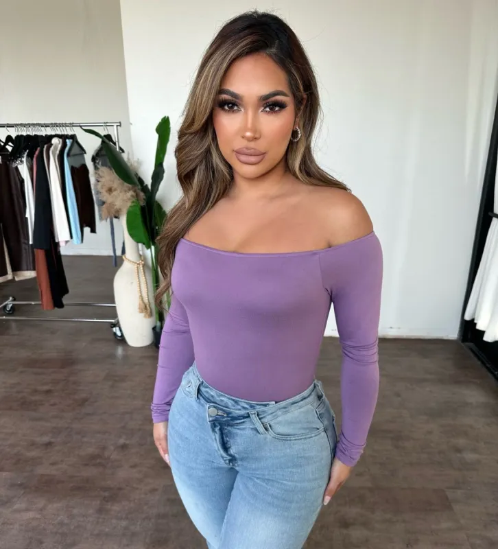 Doris Top (Dark Lavender) sold by OOTDFash