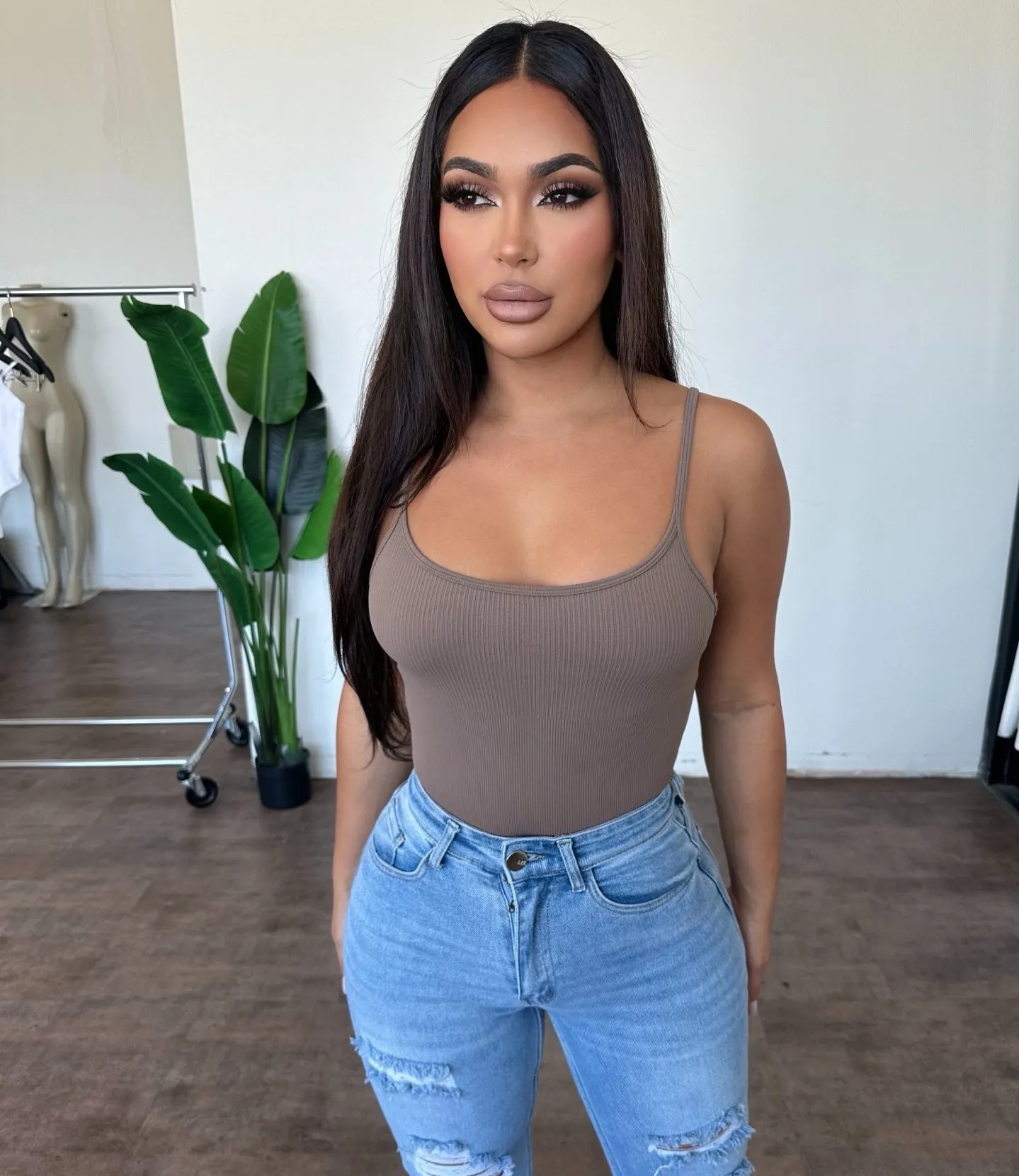 Hailey Bodysuit (Brownie) sold by OOTDFash